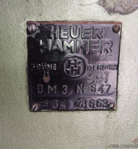 Screw manufacturing machine Heuer Hammer Doppeldruckpresse