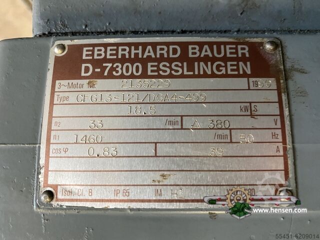 Gear motor / Bevel Geared Motor Eberhard Bauer CFG13-121/D6A4