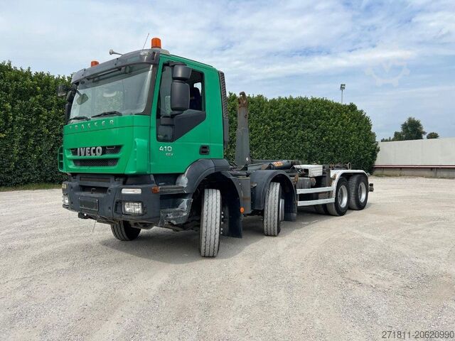 Roll-off tipper truck IVECO IVECO TRAKKER AD340T41 USATO SCARRABILE