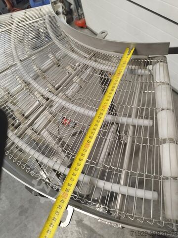 Stainless steel angle conveyor belt Lynnmoore 01-8555