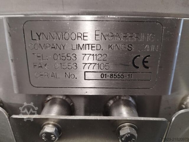 Stainless steel angle conveyor belt Lynnmoore 01-8555