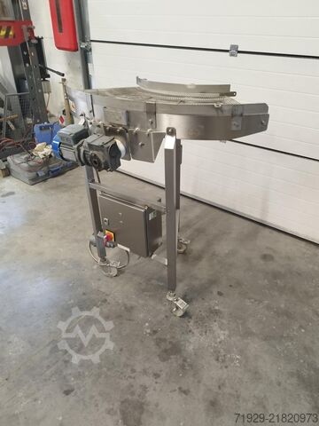 Stainless steel angle conveyor belt Lynnmoore 01-8555