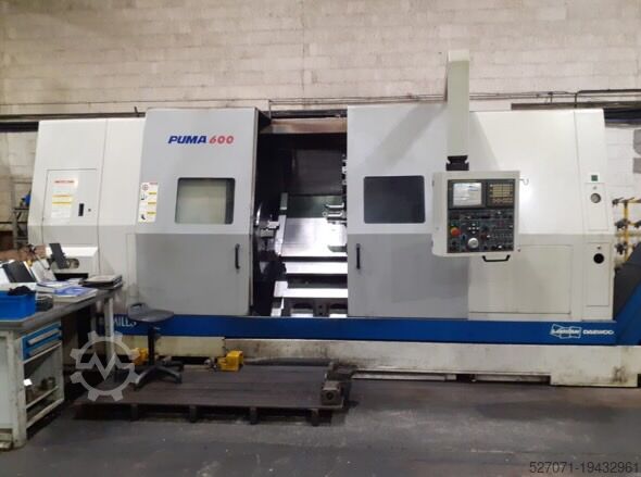 Heavy duty cnc lathe 2 axis Daewoo Puma 600