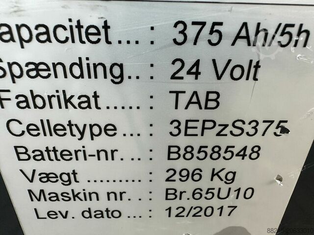 VS-22491 Electric DUO ride-on stacker Linde L12LSP/133 LINDE L12LSP/133