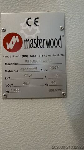 Machining center Masterwood Projekt 415L