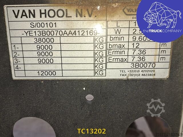Container transportation Vanhool 