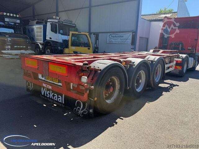 Container transport Pacton T3-010 2x uitschuifbaar, BPW met Trommelremmen