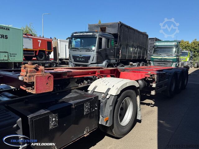 Container transport Pacton T3-010 2x uitschuifbaar, BPW met Trommelremmen