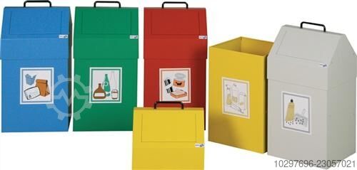 Recyclable materials collector 45L H710xW330xD310mm - 1 pc STUMPF 