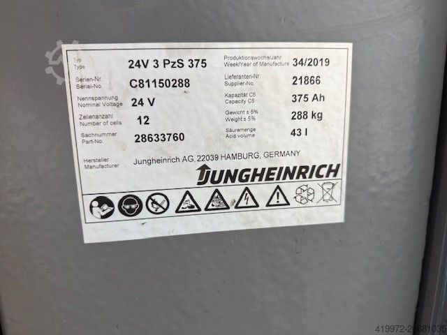 Stand-on stacker Jungheinrich ESD 120