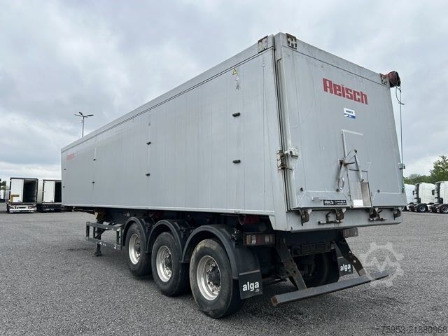 Tipper semitrailer Reisch RHKS-35 53 m³ Alu Kippmulde Lenkachse