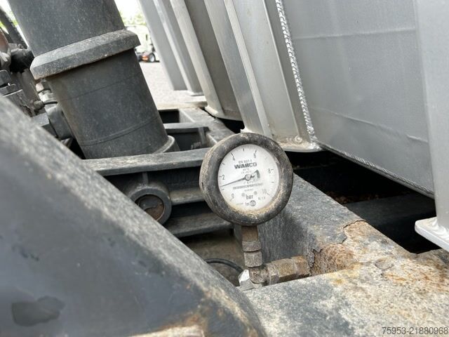 Tipper semitrailer Reisch RHKS-35 53 m³ Alu Kippmulde Lenkachse