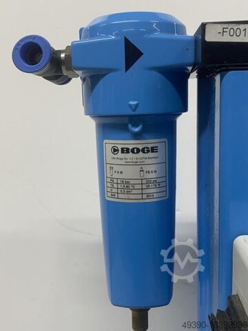 Compressed air – adsorption dryer, activated carbon adsorber with after-filter, compressed air dryer BOGE DAZ 5-2