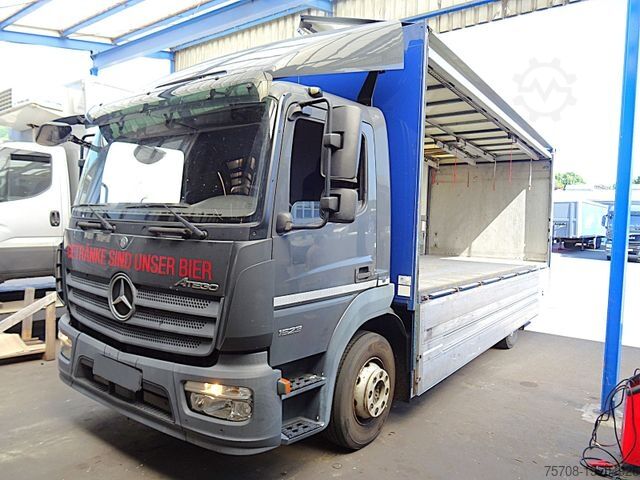 LKW mit Getränkeaufbau MERCEDES-BENZ 1523 Atego*l/l*6,2 m Schwenkwand*2 to LBW*2x AHK