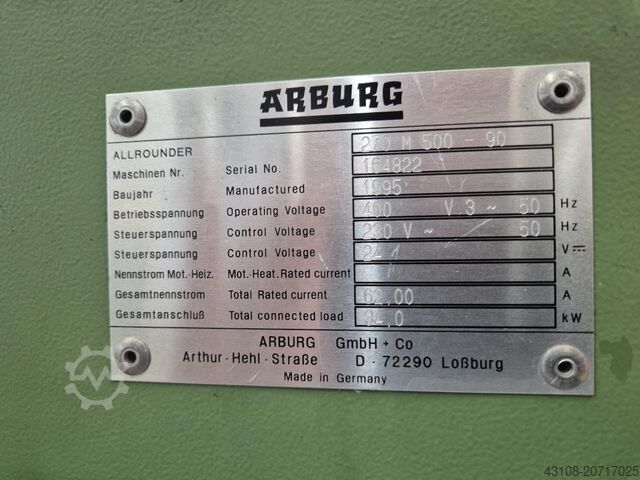 Spritzgießmaschine ARBURG Allrounder 270-M-500-90