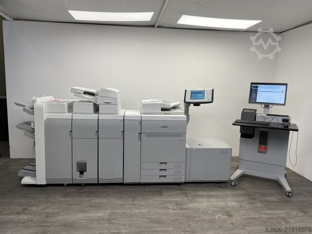 Digital print machine Canon imagePRESS C910 incl. Fiery booklet, only 741000 clicks