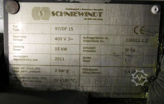 Druckspeicherpumpe mit Frostsicherung Schniewindt 97/DF 15