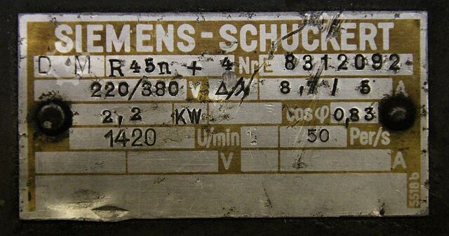 Polier-Schleifbock Eigenbau 2,2 kW 1420 U/min