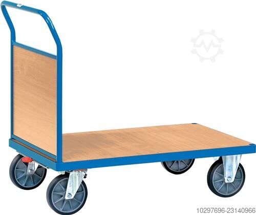 Front wall platform truck, loading surface L1200 x W800 mm – 1 unit  