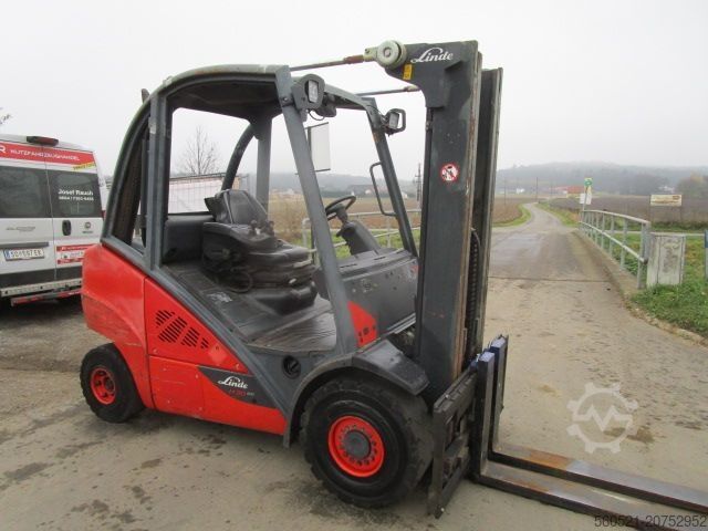 Diesel Forklift Linde H30D-02 Triplex-Freihub 4,7m Hubhöhe + Seitenschie