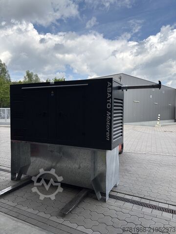 Emergency generator 110 kVA / 88 kW ABATO Motoren Notstromaggregat 110kVA/88kW