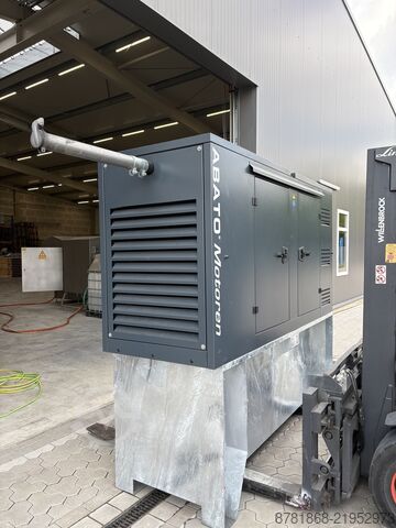 Emergency generator 110 kVA / 88 kW ABATO Motoren Notstromaggregat 110kVA/88kW