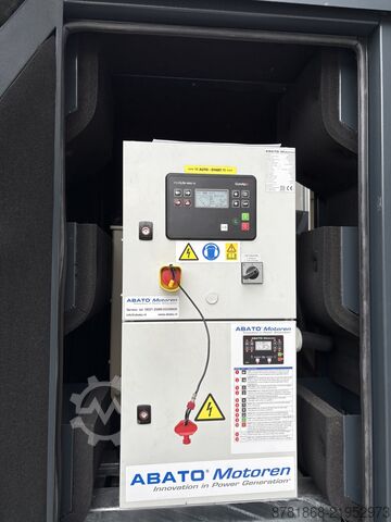 Emergency generator 110 kVA / 88 kW ABATO Motoren Notstromaggregat 110kVA/88kW