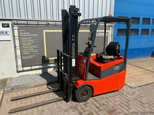 Electric forklift Toyota 7FBEST15 TOYOTA 7FBEST15