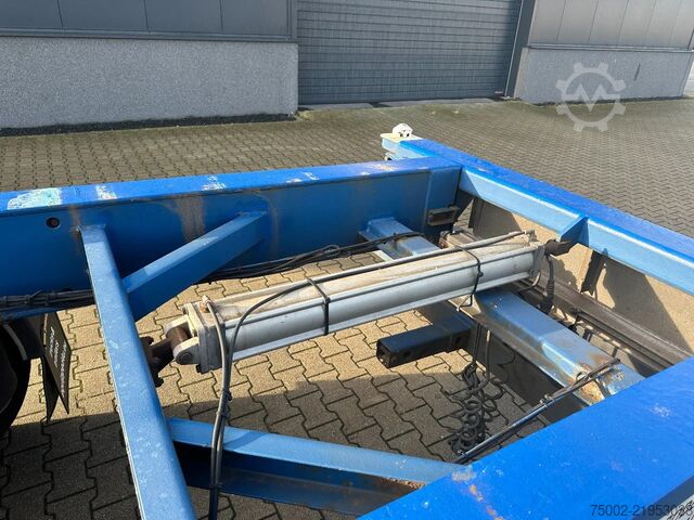 Container transportation Contar 40FT HIGH CUBE chassis / liftaxle / drumbrakes ...
