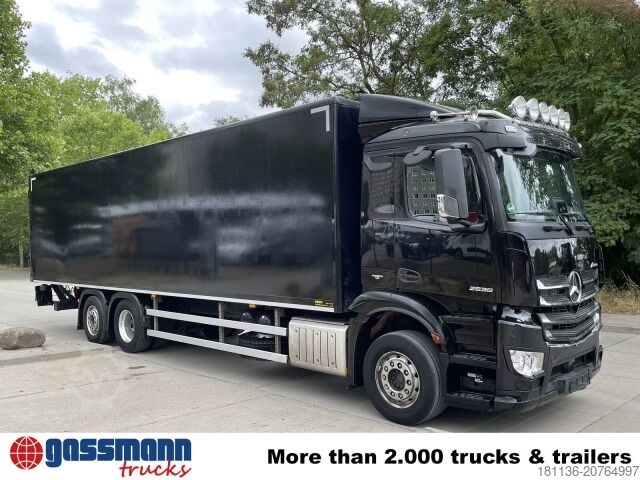 LKW mit Kofferaufbau Mercedes-Benz Antos 2536 L 6x2, Lenk-/Liftachse, MBB LBW