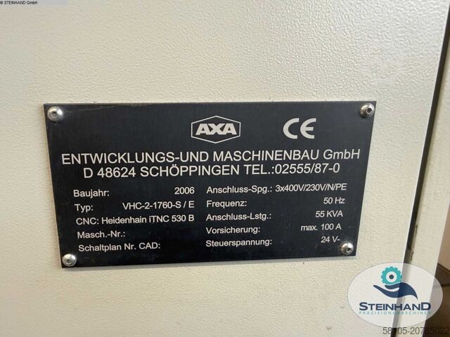 Fahrständerfräsmaschine AXA VHC 2-1760 S