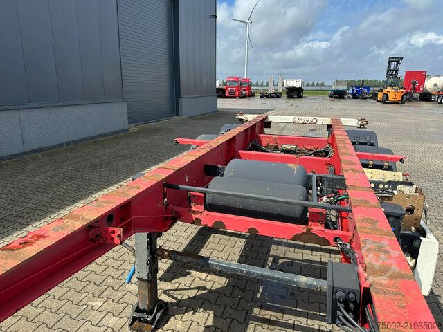Container transportation Krone 2-axle 20FT chassis / BPW + drumbrakes, / airsu...