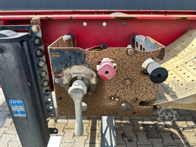 Container transportation Krone 2-axle 20FT chassis / BPW + drumbrakes, / airsu...