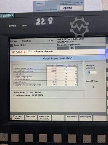 Vertikales Bearbeitungszentrum Starrag CWK 400D