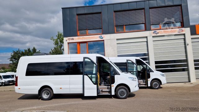 Kleinbus MERCEDES-BENZ 515 Sprinter 22 Schlafsessel Vorlauffahrzeug 2x