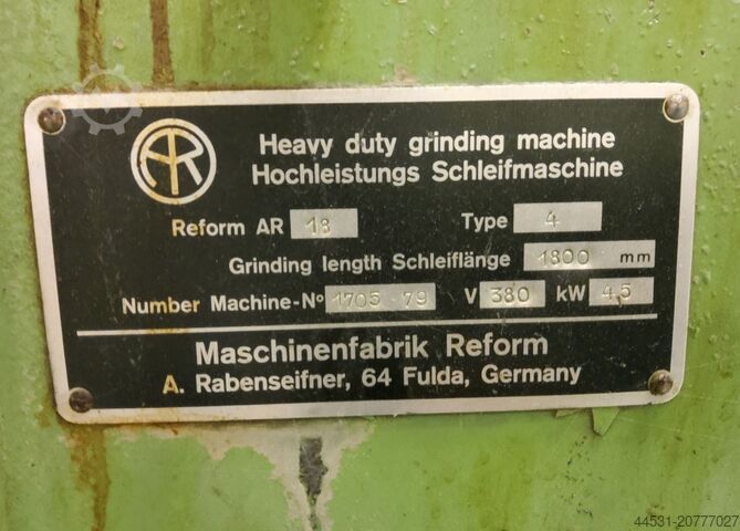 Messerschleifmaschine Reform AR 18 Modell 4