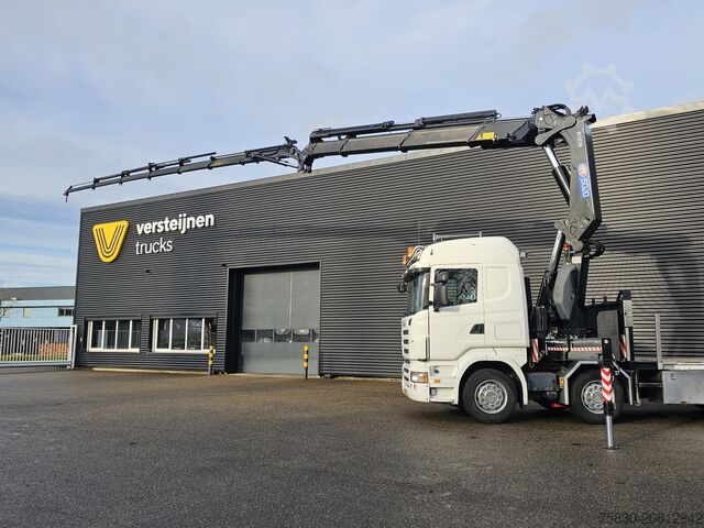Ladepritsche Scania R480 8X2 / HMF 60 t/m + JIB / RETARDER