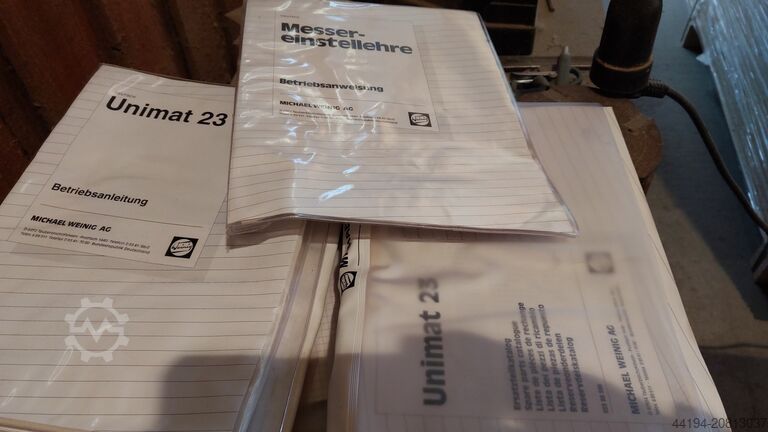 Hobel- und Kehlautomat WEINIG Unimat 23