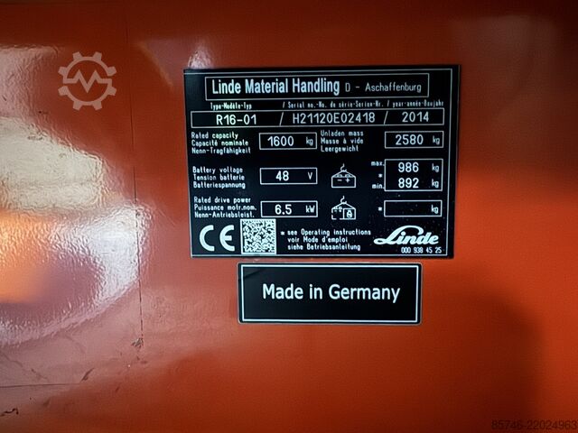 R 16 - * Triplex FFL !! COLDSTORE !! LINDE R 16 -  * Triplex FFL !! COLDSTORE !!