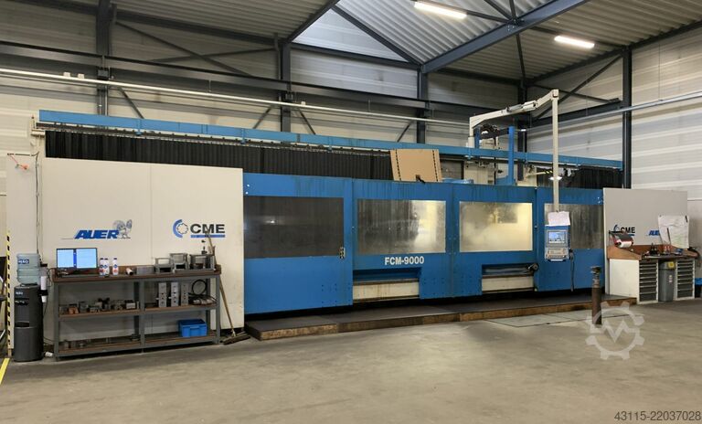 CNC Bed Milling Machine CME FCM 9000 Moving Column