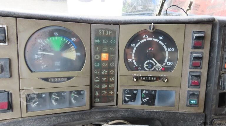 Kipper MAN 35.362 8x4 Euro 2, ZF manual gearbox, VERY clean