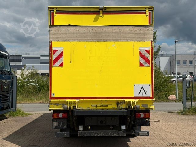 Box truck MERCEDES-BENZ Atego 1524 Koffer 7,30m LBW ma TÜV 05/27