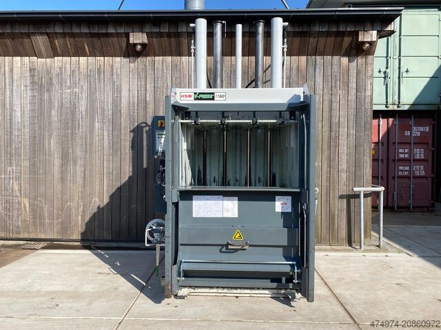 Ballenpresse Abfallpresse Textilpresse recyceln HSM V-Press 1160