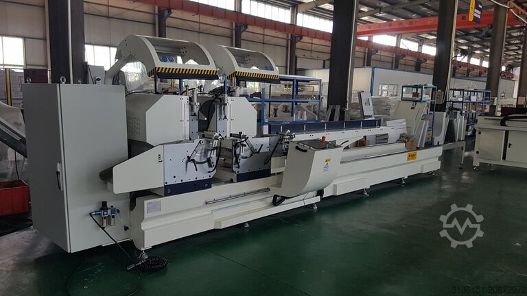 Aluminium-Doppelseiten-Sägemaschine Fenstek CNC Aluminium Double Head Cutting Saw