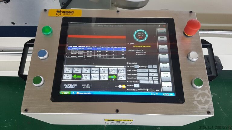 Aluminium-Doppelseiten-Sägemaschine Fenstek CNC Aluminium Double Head Cutting Saw