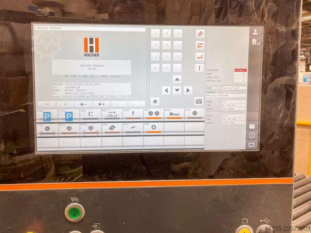Single Edgebanders HOLZHER LUMINA + MASTER 5510