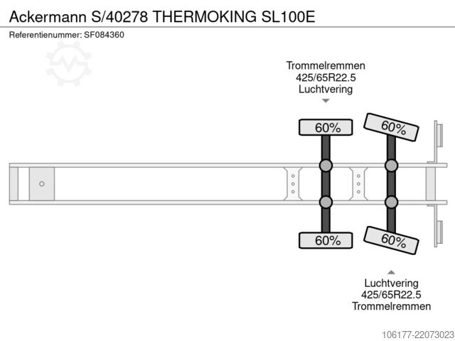 Refrigerated/frozen transport Ackermann S/40278 THERMOKING SL100E