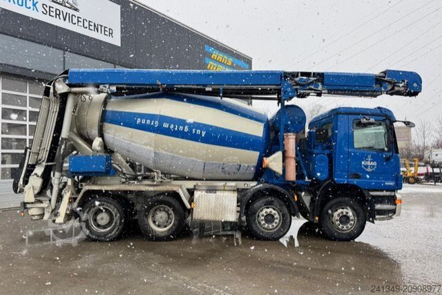 Betonmischer LKW MERCEDES-BENZ Actros 4148 V8 8x4 Mixer 9m3