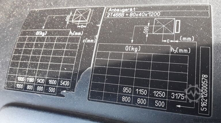 4-wheel forklift truck, ID no. G00578 STILL RX20 - 16P