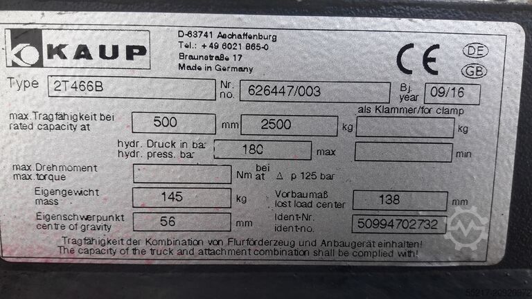 4-wheel forklift truck, ID no. G00578 STILL RX20 - 16P